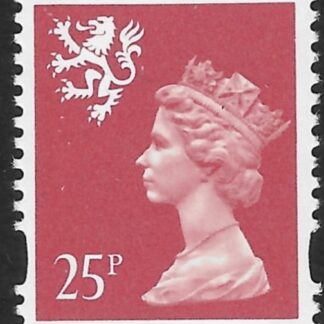 S84  25p  2B  red. blue fluor. (ex sheet) Litho Questa  U/M (MNH)