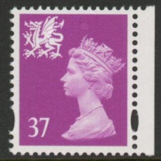 W81  37p 2B bright mauve ex DX19  Harrison  U/M (MNH)