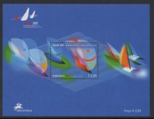 2007 Portugal MS.3467 ISAF Sailing Championships Mini Sheet U/M (MNH)