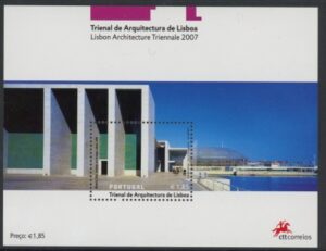 2007 Portugal MS.3462 Contemporary Architecture Mini Sheet U/M ()MNH)