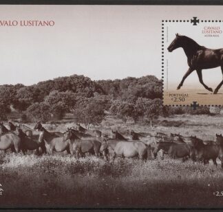 2009 Portugal MS.3674 Lusitanian Horse Mini Sheet U/M (MNH)