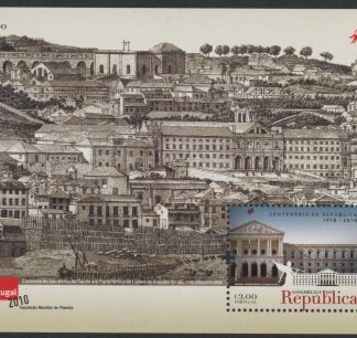 2010 Portugal MS.3793 Cent of Republic Mini Sheet U/M (MNH)