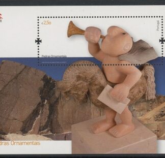 2010 Portugal MS.3817 Ornamental Stone Mini Sheet U/M (MNH)