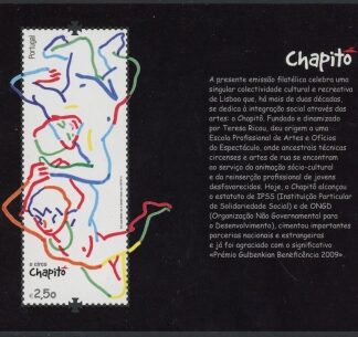 2010 Portugal MS.3800 Chapito Circus School Mini Sheet U/M (MNH)