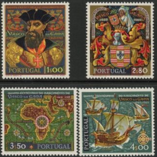 1969 Portugal SG.1374-7 Birth Anniv of Vasco De Gam Set of 4 values U/M (MNH)