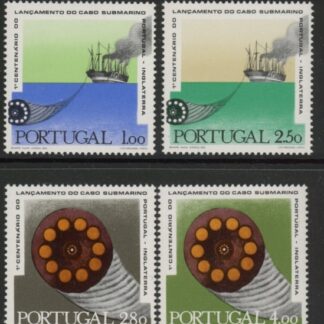 1970 Portugal SG.1399-402 Set of 4 values Submarine Telegraph Cable U/M (MNH)