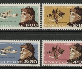 1969 Portugal SG.1370-3 Birth Cent of Gago Countinho Set of 4 values U/M (MNH)