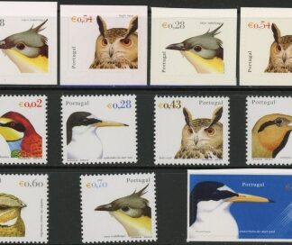 2002 Portugal SG.2914-24 Birds Set of 11 values U/M (MNH)