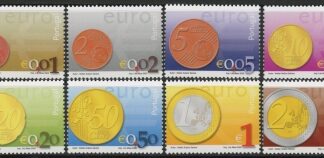 2002 Portugal SG.2898-905 New Currency Set of 8 values U/M (MNH)