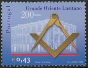 2002 Portugal SG.2942 Bi-cent of Grande Oriente Lusitano U/M (MNH)