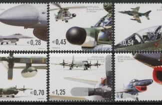 2002 Portugal SG.2952-7 50th Anniv of Portugese Air Force Set of 6 values U/M (MNH)