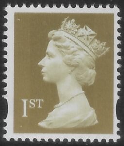 SG.1668 1st 2B Gold  Photo Harrison ex HD41 blue fluor U/M (MNH)