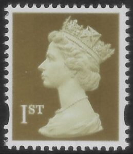 SG.1668 1st 2B Gold ex HD42  blue fluor Photo Walsall  U/M (MNH)