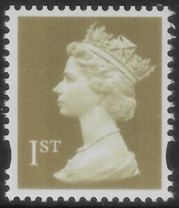 SG.1668 1st 2B Gold Photo Harrison ex HD43 blue fluor U/M (MNH)