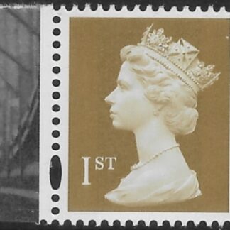 SG.1668 1st 2B Gold  Enschede ex DX36  blue fluor    U/M (MNH)