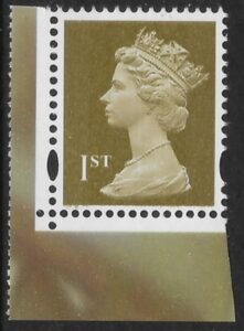 SG.1668 1st 2B Gold Walsall ex DX31 blue fluor U/M (MNH)