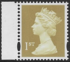 SG.1668 1st 2B Gold  Enschede ex DX30  blue fluor    U/M (MNH)