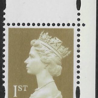 SG.1668 1st 2B Gold  Harrison ex DX19  blue fluor    U/M (MNH)