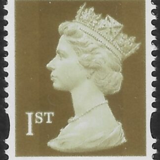 SG.1668 1st 2B Gold  Walsall -  ex sheet.  blue fluor    U/M (MNH)