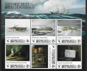 2017 Ross Dependency MS.172 Historic Huts Mini Sheet U/M (MNH)
