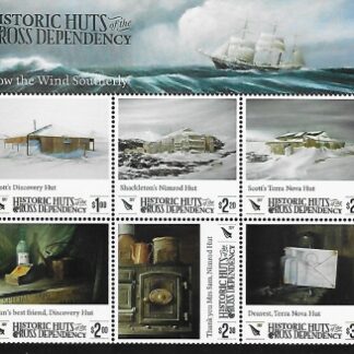 2017 Ross Dependency MS.172 Historic Huts Mini Sheet U/M (MNH)