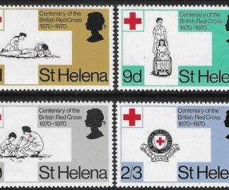 1970 St. Helena SG.253-6 Centenary of Red Cross Set of 4 Values U/M (MNH)