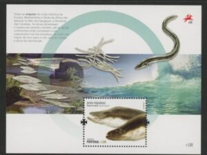 2011 Portugal MS.3846 Migratory Fish Mini Sheet U/M (MNH)