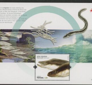 2011 Portugal MS.3846 Migratory Fish Mini Sheet U/M (MNH)