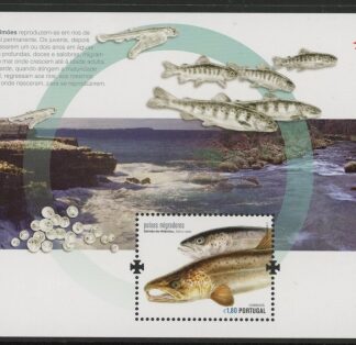 2011 Portugal MS.3846a Migratory Fish Mini Sheet U/M (MNH)