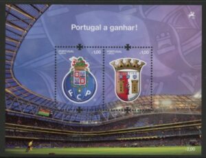 2011 Portugal MS.3857 Portugese Clubs in UEFA Mini Sheet U/M (MNH)
