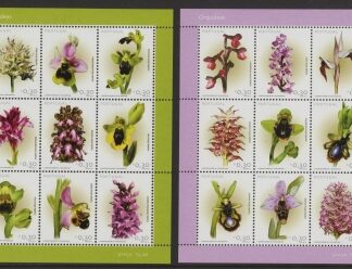 2003 Portugal SG.3002 Orchids Set of 2 Sheetlets U/M (MNH)