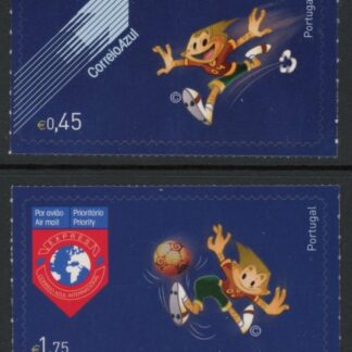 2004 Portugal SG.3073-4 European Football Championships set of 2 values U/M (MNH)