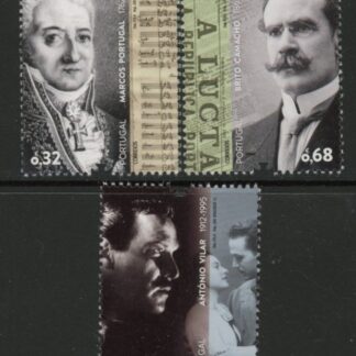 2012 Portugal SG.3928-30 Personalities Set of 3 values U/M (MNH)