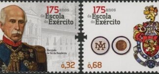 2012 Portugal SG.3925-6 Anniv of Army School Set of 2 values U/M (MNH)