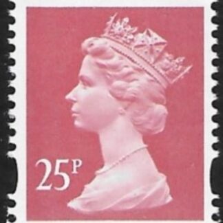 Y1690  25p  2B  rose red. blue fluor ex sheet Harrison  U/M (MNH)