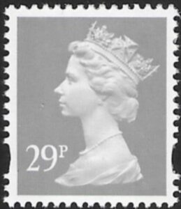 Y1693  29p  2B grey. yellow  fluor ex sheet Enschede  U/M (MNH)