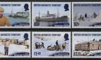 2024 British Antarctic SG.883-8 80th Ann Operation Tabarin Set of 6 values U/M (MNH)