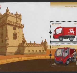 2013 Portugal MS.4063 Europa Postal Vehicles Mini Sheet U/M (MNH)