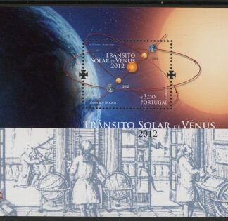 2012 Portugal MS.3970 Transit of Venus Mini Sheet U/M (MNH)