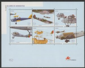 1999 Portugal MS.2725 Anniv of Miltary Aeronautics Mini Sheet U/M (MNH)