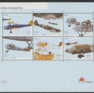 1999 Portugal MS.2725 Anniv of Miltary Aeronautics Mini Sheet U/M (MNH)