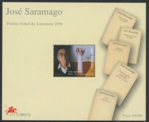 1998 Portugal MS.2686 Jose Saramago Mini Sheet U/M (MNH)