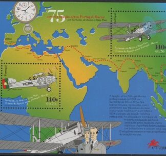 1999 Portugal MS.2705 Portugal Macau Flight Mini Sheet U/M (MNH)