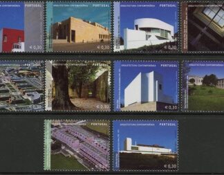 2006 Portugal SG.3365-74 Architecture Set of 10 values U/M (MNH)