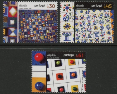 2007 Portugal SG.3418-20 Manuel Cargalero Set of 3 values U/M (MNH)