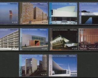 2007 Portugal SG.3452-61 Architecture Set of 10 values U/M (MNH)