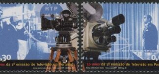 2006 Portugal SG.3375-6 Ann of 1st Television Broadcast  Set of 2 values U/M (MNH)