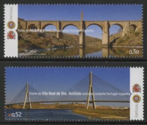 2006 Portugal SG.3377-89 Bridges Set of 2 values U/M (MNH)