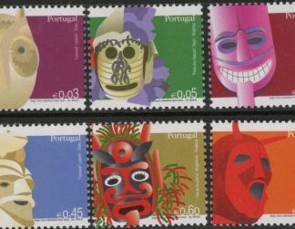 2006 Portugal SG.3349-54 Masks Set of 6 values U/M (MNH)