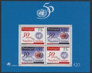 1995 Portugal MS.2451 United Nations Organisation Mini Sheet U/M (MNH)